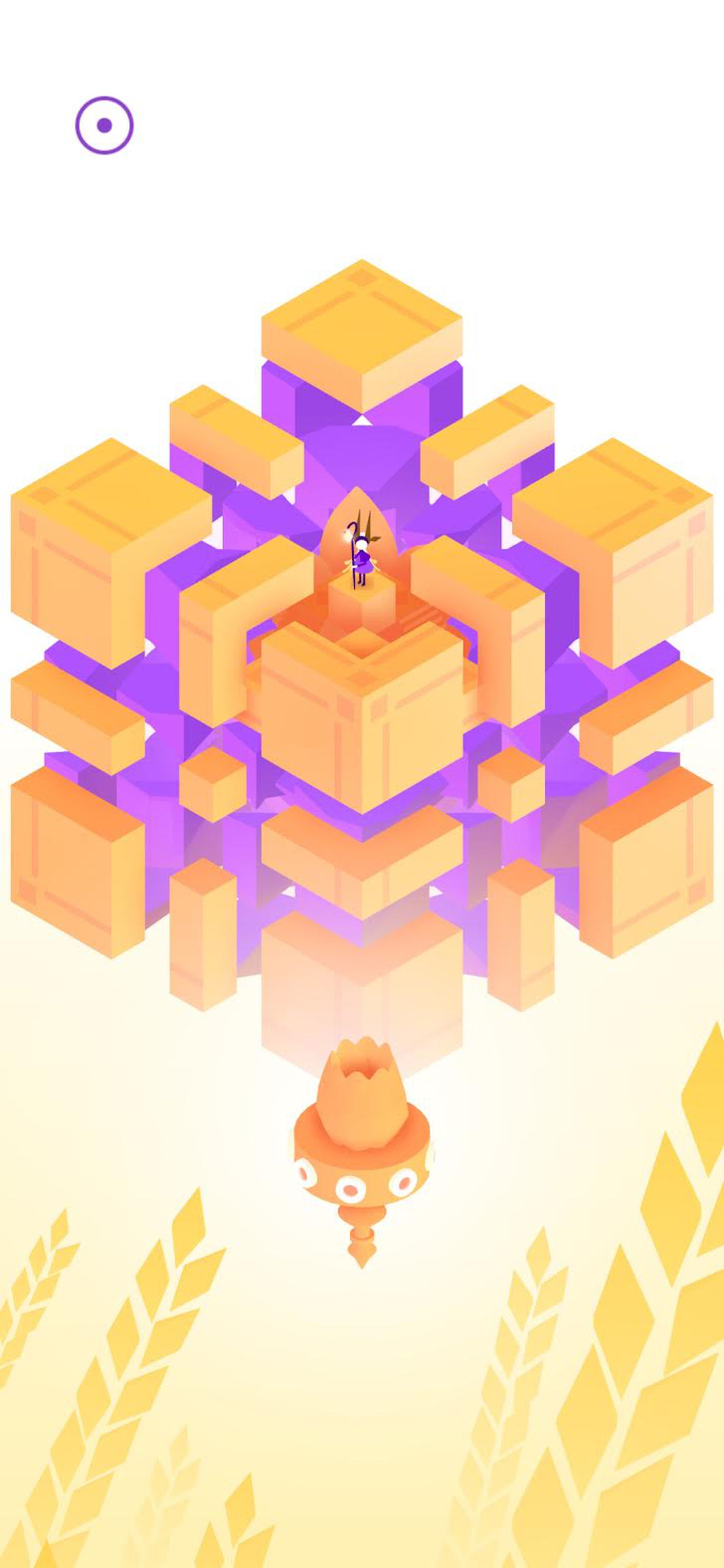 A screenshot from the video game Monument Valley 3.