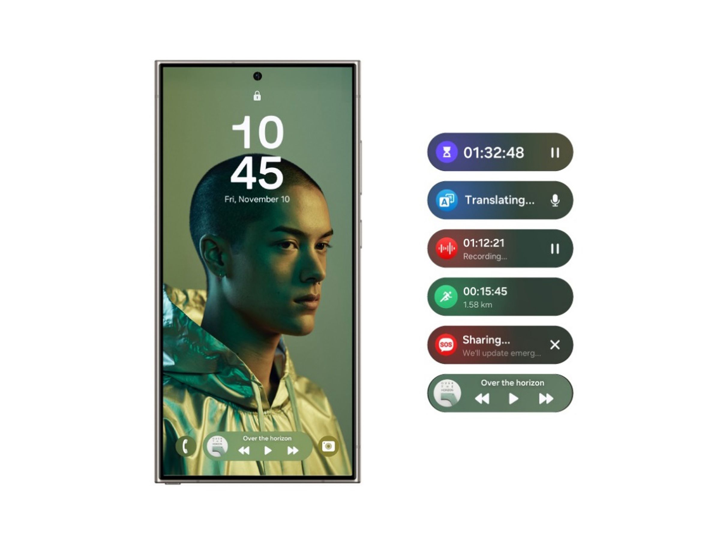 Screenshot of Now Bar