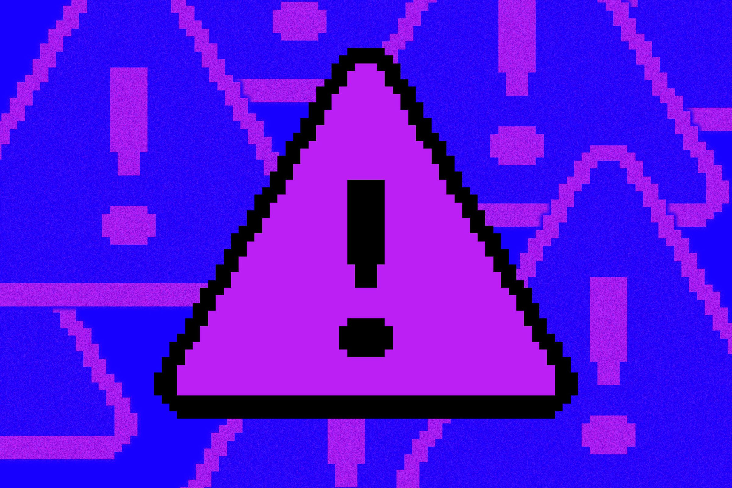 Illustration of an error symbol.